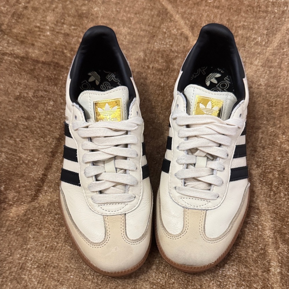 Adidas Women's Originals Samba Black/Beige 7